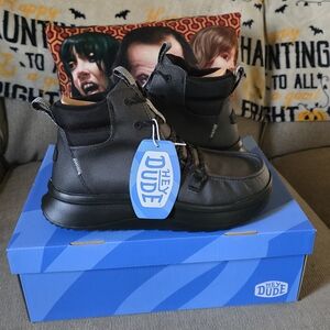 Hey Dude Black Ankle Boots